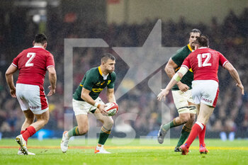 2021-11-06 - Handre Pollard of South Africa during the Autumn Nations Series 2021, rugby union test match between Wales and South Africa on November 6, 2021 at Principality Stadium in Cardiff, Wales - WALES VS SOUTH AFRICA - TEST MATCH - RUGBY