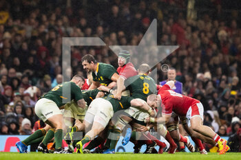 2021-11-06 - Eben Etzebeth of South Africa leads the maul during the Autumn Nations Series 2021, rugby union test match between Wales and South Africa on November 6, 2021 at Principality Stadium in Cardiff, Wales - WALES VS SOUTH AFRICA - TEST MATCH - RUGBY