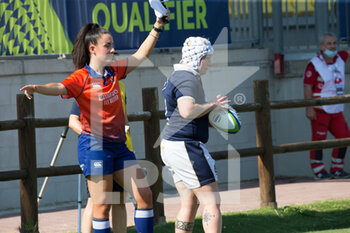 2021-09-13 - Lana Skeldon (Scotland) before touche - RUGBY WOMEN'S WORLD CUP 2022 QUALIFICATION - ITALY VS SCOTLAND - WORLD CUP - RUGBY