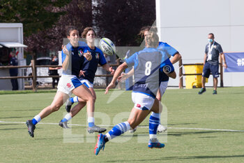 2021-09-25 - Italian team warm up  - RUGBY WOMEN'S WORLD CUP 2022 QUALIFICATION - ITALY VS SPAIN - WORLD CUP - RUGBY