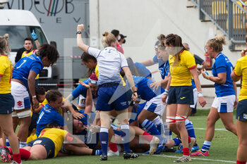 2021-09-25 - scores the first try for Italy
 - RUGBY WOMEN'S WORLD CUP 2022 QUALIFICATION - ITALY VS SPAIN - WORLD CUP - RUGBY