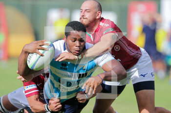 2021-09-25 - tackle on Tomas Rosario - LAZIO RUGBY VS VALORUGBY - ITALIAN SERIE A ELITE - RUGBY