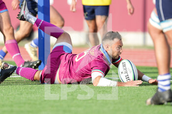 2021-10-16 - try Andrea Menniti-Ippolito (FF.OO. Rugby) - FFOO RUGBY VS LAZIO RUGBY - ITALIAN SERIE A ELITE - RUGBY
