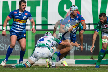 2021-09-25 - Manuel Zuliani (Benetton Treviso) and Edwill van der Merwe (DHL Stormers) - BENETTON RUGBY VS DHL STORMERS - UNITED RUGBY CHAMPIONSHIP - RUGBY