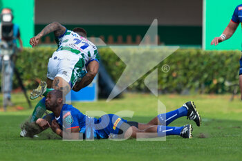 2021-09-25 - Monty Ioane (Benetton Treviso) and Sergeal Petersen (DHL Stormers) - BENETTON RUGBY VS DHL STORMERS - UNITED RUGBY CHAMPIONSHIP - RUGBY