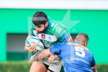 2021-09-25 - Federico Zani (Benetton Treviso) and Salmaan Moerat (DHL Stormers) - BENETTON RUGBY VS DHL STORMERS - UNITED RUGBY CHAMPIONSHIP - RUGBY