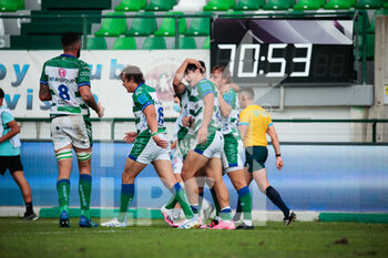 2021-09-25 - Benetton exultation - BENETTON RUGBY VS DHL STORMERS - UNITED RUGBY CHAMPIONSHIP - RUGBY