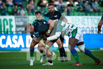 2021-10-16 - Sam Cross (Ospreys Rugby) and Cherif Traorè (Benetton Treviso) - BENETTON RUGBY VS OSPREYS - UNITED RUGBY CHAMPIONSHIP - RUGBY