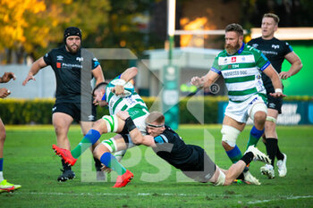 2021-10-16 - Sam Cross (Ospreys Rugby) and Sebastian Negri (Benetton Treviso) - BENETTON RUGBY VS OSPREYS - UNITED RUGBY CHAMPIONSHIP - RUGBY