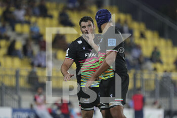 2021-09-24 - David Sisi (Zebre) and Leonard Krumov (Zebre) - ZEBRE RUGBY CLUB VS EMIRATES LIONS - UNITED RUGBY CHAMPIONSHIP - RUGBY