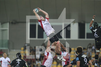 2021-09-24 - Francke Horn (Lions) gets the ball in touch - ZEBRE RUGBY CLUB VS EMIRATES LIONS - UNITED RUGBY CHAMPIONSHIP - RUGBY