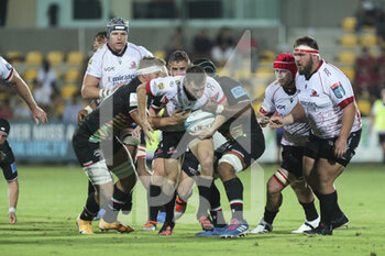 2021-09-24 - Andre Warner (Lions) carries the ball forward - ZEBRE RUGBY CLUB VS EMIRATES LIONS - UNITED RUGBY CHAMPIONSHIP - RUGBY