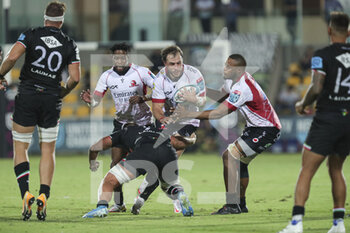 2021-09-24 - Burger Odendaal (Lions) carries the ball - ZEBRE RUGBY CLUB VS EMIRATES LIONS - UNITED RUGBY CHAMPIONSHIP - RUGBY