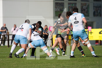 2021-10-16 - Jamie BHATTI and Rory DARGE (Glasgow Warriors) plated Zebre's player - ZEBRE RUGBY CLUB VS GLASGOW WARRIORS - UNITED RUGBY CHAMPIONSHIP - RUGBY