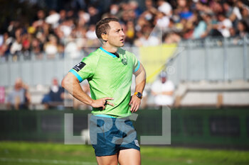 2021-10-16 - Mr. Andrew Brace referee - ZEBRE RUGBY CLUB VS GLASGOW WARRIORS - UNITED RUGBY CHAMPIONSHIP - RUGBY