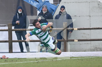 2021-12-24 - giovanni pettinelli (benetton) scores a try  - ZEBRE RUGBY CLUB VS BENETTON RUGBY - UNITED RUGBY CHAMPIONSHIP - RUGBY
