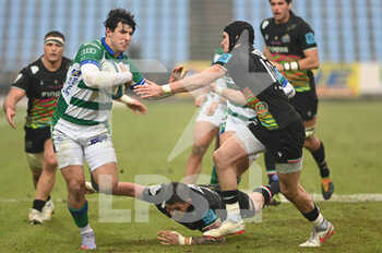 2021-12-24 - tommaso menoncello (Benetton)  and Carlo Canna (zebre) - ZEBRE RUGBY CLUB VS BENETTON RUGBY - UNITED RUGBY CHAMPIONSHIP - RUGBY