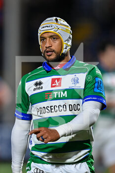 2021-12-03 - Rhyno Smith of Benetton Rugby during the United Rugby Championship, rugby union match between Edinburgh Rugby and Benetton Treviso on December 3, 2021 at DAM Health Stadium in Edinburgh, Scotland - EDINBURGH RUGBY VS BENETTON TREVISO - UNITED RUGBY CHAMPIONSHIP - RUGBY