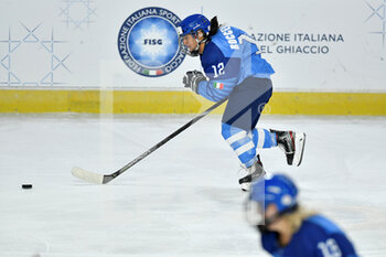 2021-10-09 - 12 Roccella Rebecca - OLYMPIC WOMEN'S ICE HOCKEY PRE-QUALIFICATION - ITALY VS CHINESE TAPEI - ICE HOCKEY - WINTER SPORTS