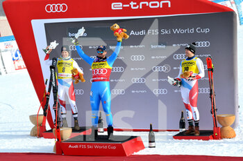 2021-12-28 - Dominik Paris (winner) Cerimony  - 2021 FIS SKI WORLD CUP - MEN'S DOWN HILL - ALPINE SKIING - WINTER SPORTS