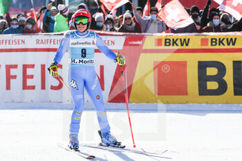 2021-12-12 - 12.12.2021, St. Moritz, St. Moritz, FIS Ski World Cup Women: St. Moritz, Federica Brignone (Italy) - 2021 FIS SKI WORLD CUP WOMEN - ALPINE SKIING - WINTER SPORTS