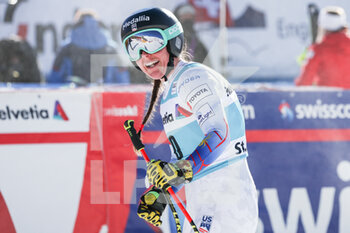 2021-12-12 - 12.12.2021, St. Moritz, St. Moritz, FIS Ski World Cup Women: St. Moritz, Breezy Johnson (USA) - 2021 FIS SKI WORLD CUP WOMEN - ALPINE SKIING - WINTER SPORTS