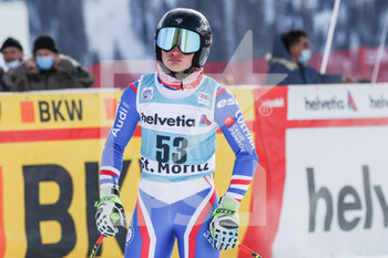 2021-12-12 - 12.12.2021, St. Moritz, St. Moritz, FIS Ski World Cup Women: St. Moritz, Esther Paslier (France) - 2021 FIS SKI WORLD CUP WOMEN - ALPINE SKIING - WINTER SPORTS