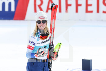 2021-12-12 - 12.12.2021, St. Moritz, St. Moritz, FIS Ski World Cup Women: St. Moritz, Mikaela Shiffrin (USA, 3rd place) - 2021 FIS SKI WORLD CUP WOMEN - ALPINE SKIING - WINTER SPORTS
