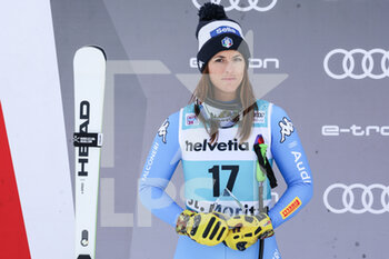 2021-12-12 - 12.12.2021, St. Moritz, St. Moritz, FIS Ski World Cup Women: St. Moritz, Elena Curtoni (Italy, second place) - 2021 FIS SKI WORLD CUP WOMEN - ALPINE SKIING - WINTER SPORTS