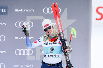 2021-12-12 - 12.12.2021, St. Moritz, St. Moritz, FIS Ski World Cup Women: St. Moritz, Mikaela Shiffrin (USA, 3rd place) - 2021 FIS SKI WORLD CUP WOMEN - ALPINE SKIING - WINTER SPORTS