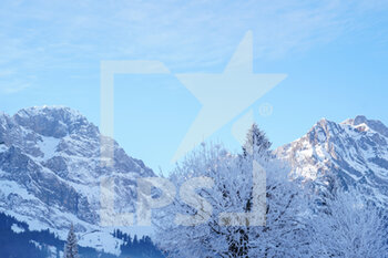 2021-12-18 - December 18, 2021, Engelberg, Gross-Titlis-Schanze, FIS Ski Jumping World Cup Engelberg, mountain landscape in Engelberg (Titlis) - 2021 FIS SKI JUMPING WORLD CUP - NORDIC SKIING - WINTER SPORTS
