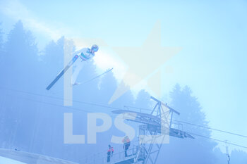 2021-12-18 - December 18, 2021, Engelberg, Gross-Titlis-Schanze, FIS Ski Jumping World Cup Engelberg, ski jumpers in dense fog jumping from the Gross-Titlis-Schanze - 2021 FIS SKI JUMPING WORLD CUP - NORDIC SKIING - WINTER SPORTS