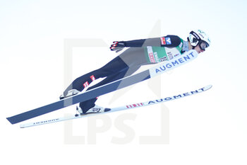 2021-12-18 - December 18, 2021, Engelberg, Gross-Titlis-Schanze, FIS Ski Jumping World Cup Engelberg, Daniel Tschofenig AUT jumps from the hill (in action) - 2021 FIS SKI JUMPING WORLD CUP - NORDIC SKIING - WINTER SPORTS
