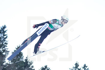 2021-12-18 - 18.12.2021, Engelberg, Gross-Titlis-Schanze, FIS Ski Jumping World Cup Engelberg, Daniel Tschofenig AUT jumps from the hill (in action) - 2021 FIS SKI JUMPING WORLD CUP - NORDIC SKIING - WINTER SPORTS