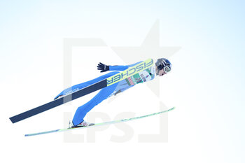 2021-12-18 - December 18, 2021, Engelberg, Gross-Titlis-Schanze, FIS Ski Jumping World Cup Engelberg, Gregor Deschwanden SUI jumps from the hill (in action) - 2021 FIS SKI JUMPING WORLD CUP - NORDIC SKIING - WINTER SPORTS