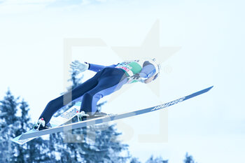 2021-12-18 - 18.12.2021, Engelberg, Gross-Titlis-Schanze, FIS Ski Jumping World Cup Engelberg, Yukiya Sato JPN jumps from the hill (in action) - 2021 FIS SKI JUMPING WORLD CUP - NORDIC SKIING - WINTER SPORTS