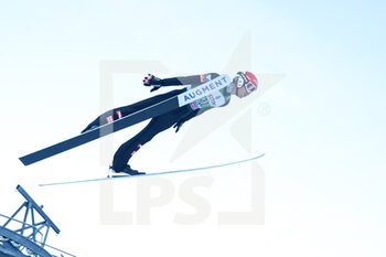 2021-12-18 - December 18, 2021, Engelberg, Gross-Titlis-Schanze, FIS Ski Jumping World Cup Engelberg, Manuel Fetter AUT jumps from the hill (in action) - 2021 FIS SKI JUMPING WORLD CUP - NORDIC SKIING - WINTER SPORTS