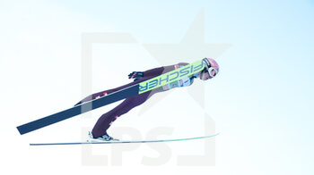 2021-12-18 - 18.12.2021, Engelberg, Gross-Titlis-Schanze, FIS Ski Jumping World Cup Engelberg, Jan Hoerl AUT jumps from the hill (in action) - 2021 FIS SKI JUMPING WORLD CUP - NORDIC SKIING - WINTER SPORTS