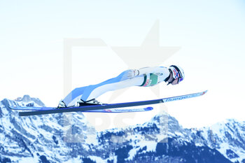 2021-12-18 - 18.12.2021, Engelberg, Gross-Titlis-Schanze, FIS Ski Jumping World Cup Engelberg, Halvor Egner Granerud NOR jumps from the hill (in action) - 2021 FIS SKI JUMPING WORLD CUP - NORDIC SKIING - WINTER SPORTS