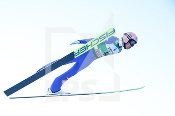 2021-12-18 - 18.12.2021, Engelberg, Gross-Titlis-Schanze, FIS Ski Jumping World Cup Engelberg, Stefan Kraft AUT jumps from the hill (in action) - 2021 FIS SKI JUMPING WORLD CUP - NORDIC SKIING - WINTER SPORTS