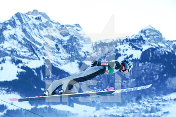 2021-12-18 - December 18, 2021, Engelberg, Gross-Titlis-Schanze, FIS Ski Jumping World Cup Engelberg, Pawel Wacek POL jumps from the hill (in action) - 2021 FIS SKI JUMPING WORLD CUP - NORDIC SKIING - WINTER SPORTS