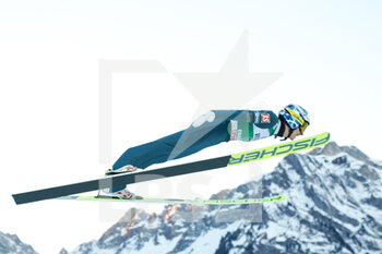 2021-12-18 - 18.12.2021, Engelberg, Gross-Titlis-Schanze, FIS Ski Jumping World Cup Engelberg, Niko Kytosaho FIN jumps from the hill (in action) - 2021 FIS SKI JUMPING WORLD CUP - NORDIC SKIING - WINTER SPORTS