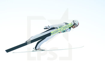 2021-12-18 - 18.12.2021, Engelberg, Gross-Titlis-Schanze, FIS Ski Jumping World Cup Engelberg, Fredrik Villumstad NOR jumps from the hill (in action) - 2021 FIS SKI JUMPING WORLD CUP - NORDIC SKIING - WINTER SPORTS