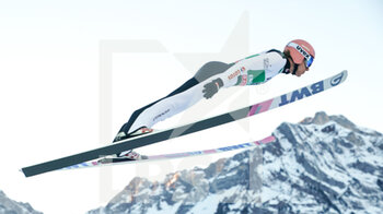 2021-12-18 - 18.12.2021, Engelberg, Gross-Titlis-Schanze, FIS Ski Jumping World Cup Engelberg, Dawid Kubacki POL jumps from the hill (in action) - 2021 FIS SKI JUMPING WORLD CUP - NORDIC SKIING - WINTER SPORTS