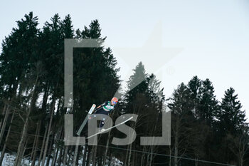 2021-12-18 - 18.12.2021, Engelberg, Gross-Titlis-Schanze, FIS Ski Jumping World Cup Engelberg, Stephan Leyhe GER jumps from the hill (in action) - 2021 FIS SKI JUMPING WORLD CUP - NORDIC SKIING - WINTER SPORTS