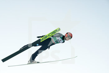 2021-12-18 - 18.12.2021, Engelberg, Gross-Titlis-Schanze, FIS Ski Jumping World Cup Engelberg, Constantin Schmid GER jumps from the hill (in action) - 2021 FIS SKI JUMPING WORLD CUP - NORDIC SKIING - WINTER SPORTS