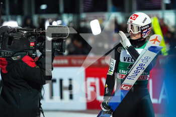 2021-12-18 - December 18, 2021, Engelberg, Gross-Titlis-Schanze, FIS Ski Jumping World Cup Engelberg, Marius Lindvik NOR after landing - 2021 FIS SKI JUMPING WORLD CUP - NORDIC SKIING - WINTER SPORTS