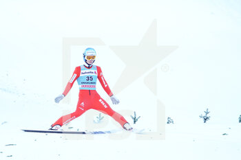 2021-12-19 - 19.12.2021, Engelberg, Gross-Titlis-Schanze, FIS Ski Jumping World Cup Engelberg, Dominik Peter (SUI) after the jump, in action - FIS SKI JUMPING WORLD CUP 2021 - NORDIC SKIING - WINTER SPORTS