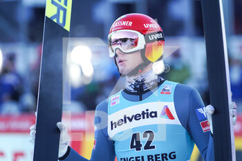 2021-12-19 - 19.12.2021, Engelberg, Gross-Titlis-Schanze, FIS Ski Jumping World Cup Engelberg, Philipp Aeschenwald (AUT) after the jump, in action - FIS SKI JUMPING WORLD CUP 2021 - NORDIC SKIING - WINTER SPORTS