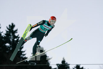 2021-12-19 - 19.12.2021, Engelberg, Gross-Titlis-Schanze, FIS Ski Jumping World Cup Engelberg, Markus Eisenbichler GER jumps off the hill, in action - FIS SKI JUMPING WORLD CUP 2021 - NORDIC SKIING - WINTER SPORTS